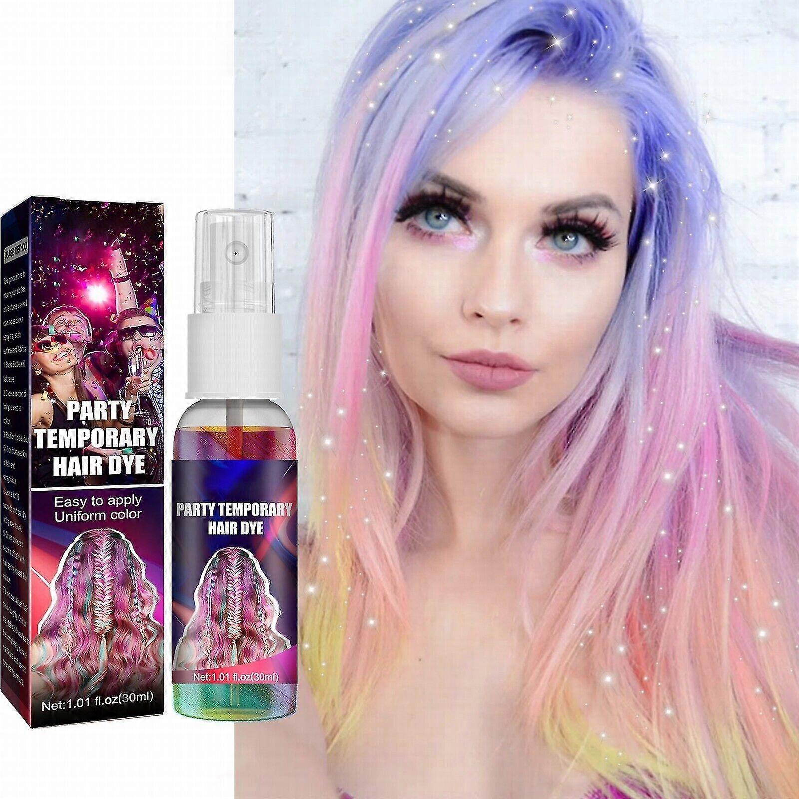 Midlertidig hårfargespray Vask ut spray