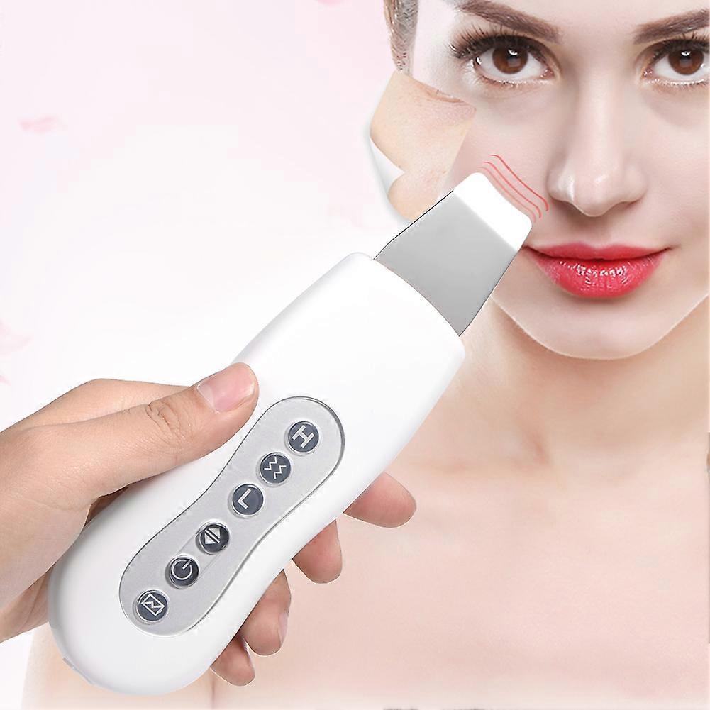 Ultrasonic Ion Facial Skin Scrubber Cleaner Skin Peeling Face Pores Deep Cleansing Cuticles