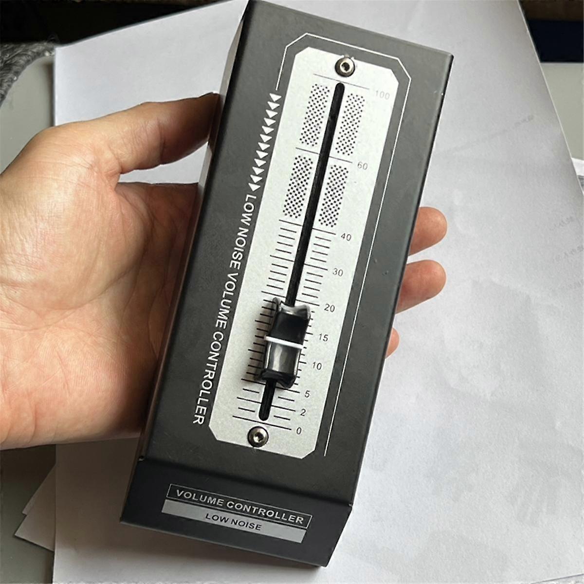 Fader Volume Adjustment Controller Desktop Volume Control 6.5mm Interface for Computer Speaker Ampl