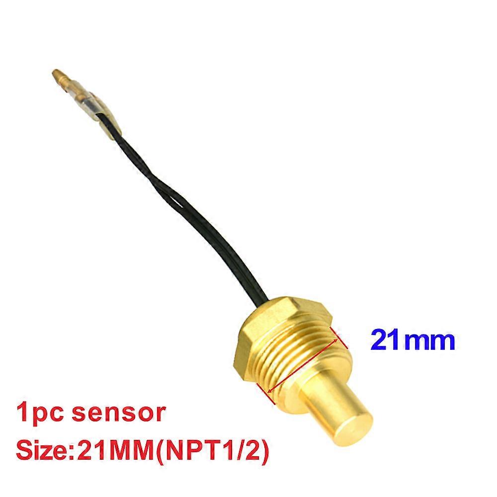 10/12/14/16/17/21MM Racing Car Meter Engine Temperature Sensor 12V/24V Water Temperature Sensor for Car Truck Boat
