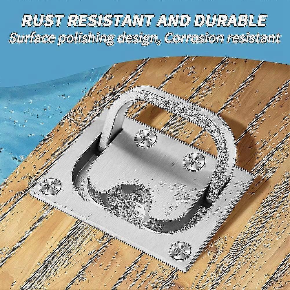 Edelstahl Hatch Pull Griffe für Boot Deck Hatch Griff (2 Pack)