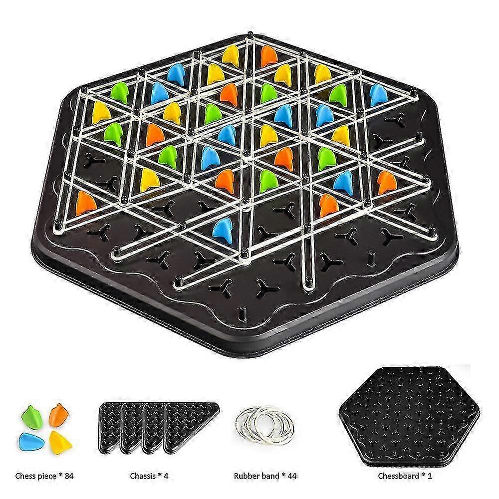 Triggle Game Chain Triangle Peg Board