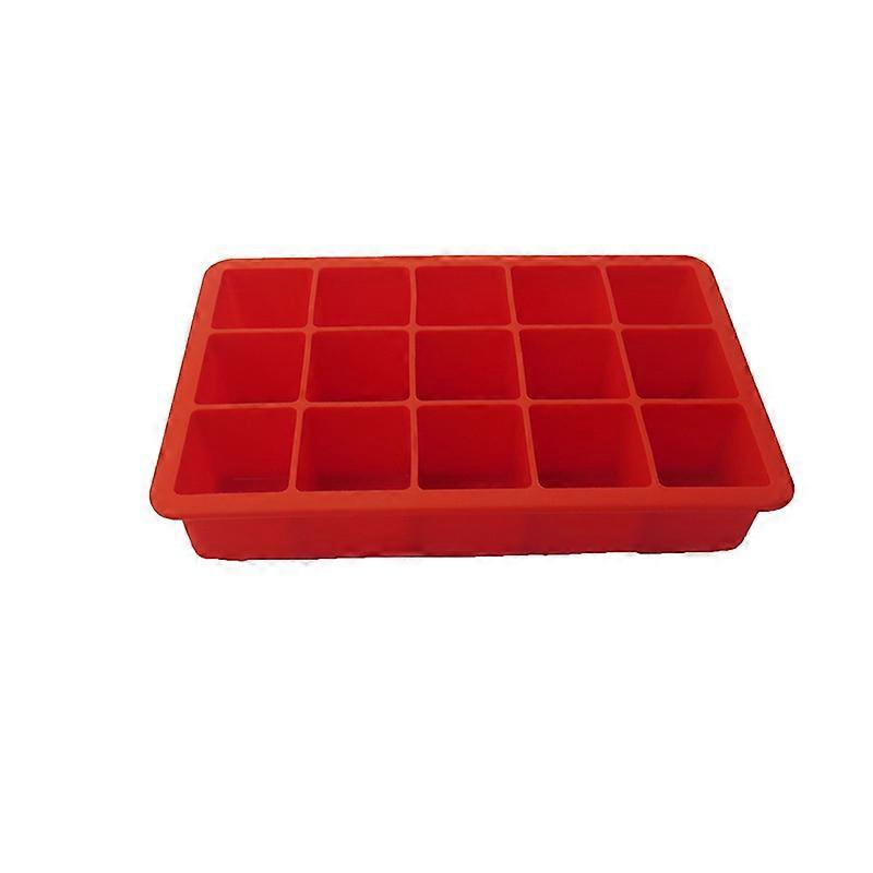 Silicone Ice Cube Mold 15 Compartment Food Grade Square Ice Cube Ice Maker