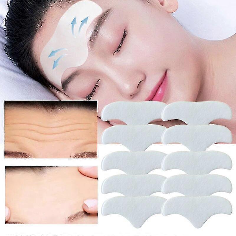 10pcs Anti-wrinkle Forehead Patches Removal Moisturizing Anti-aging Sagging Wrinkles Smoothing Lines Locking Moisture