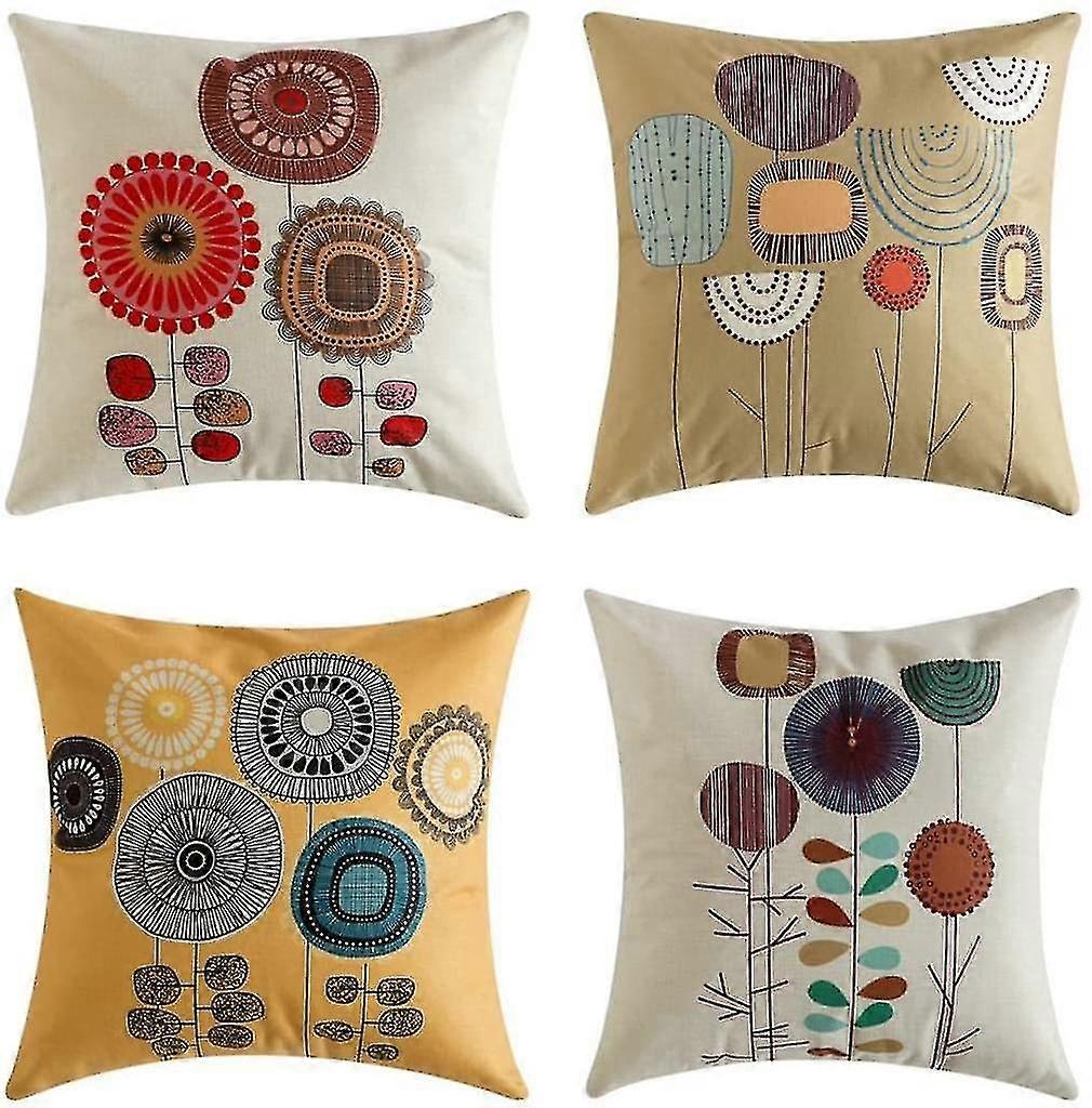 4-piece Pillowcase Pillow Case Cushion Cover