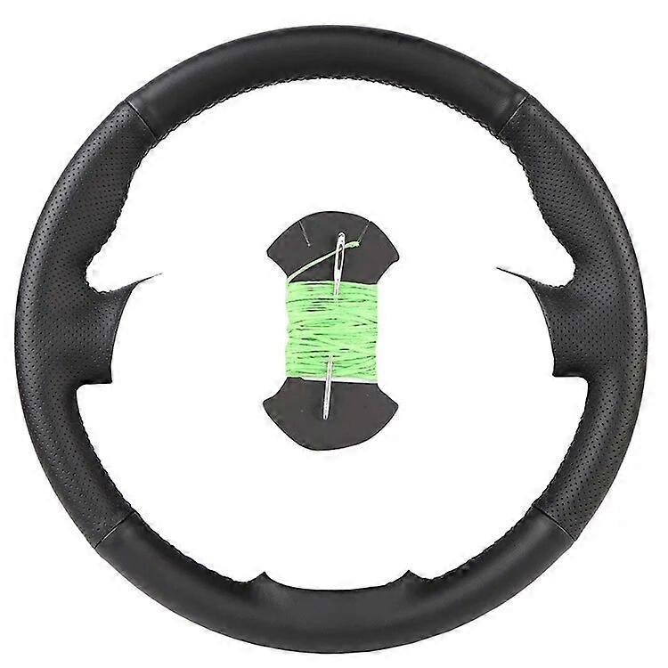 DIY Customized Car Steering Wheel Cover For Renault Clio 4 (IV) Kaptur Captur 2016-2019 Leather Steering Wrap