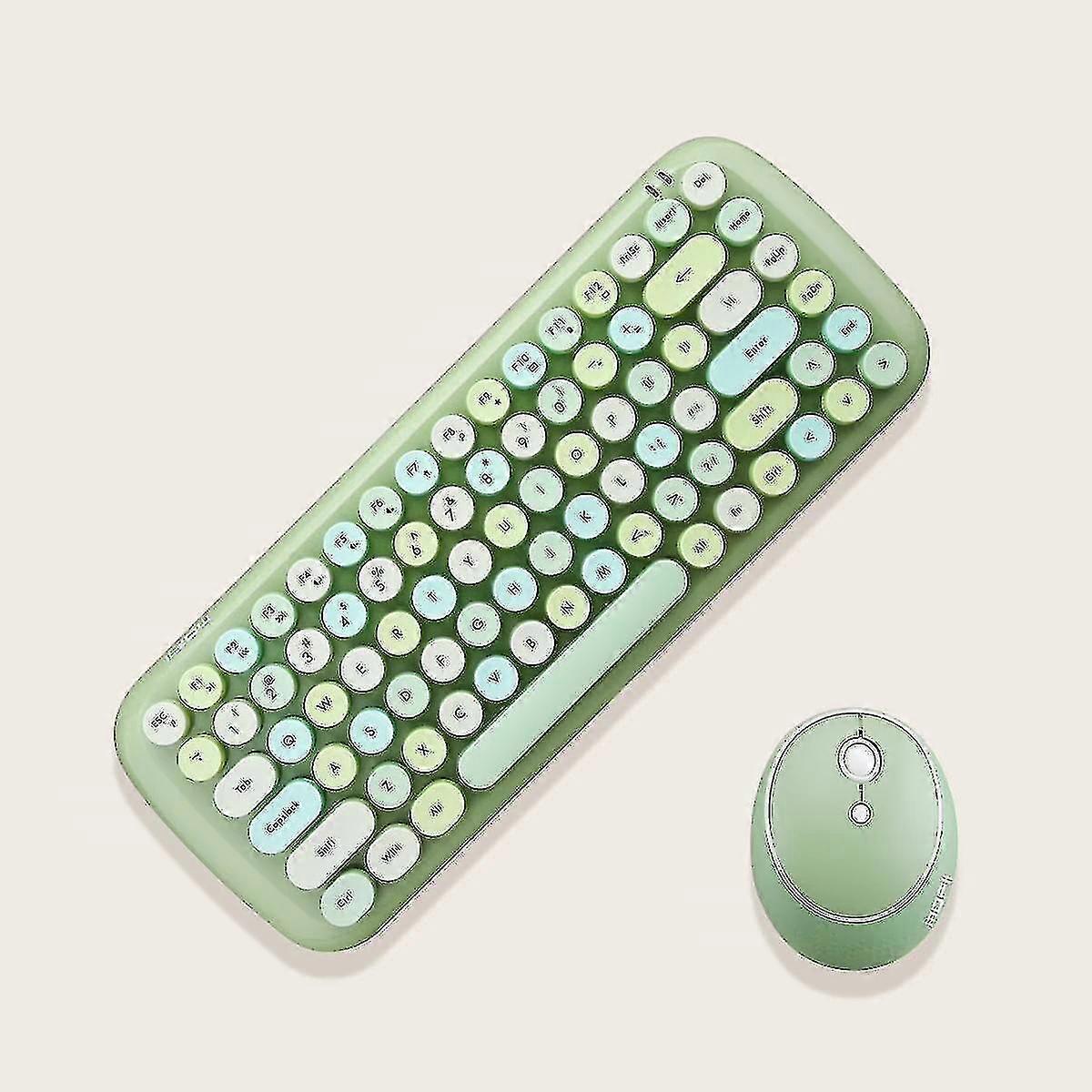 qwert mouse computer accessories keyboard(green)