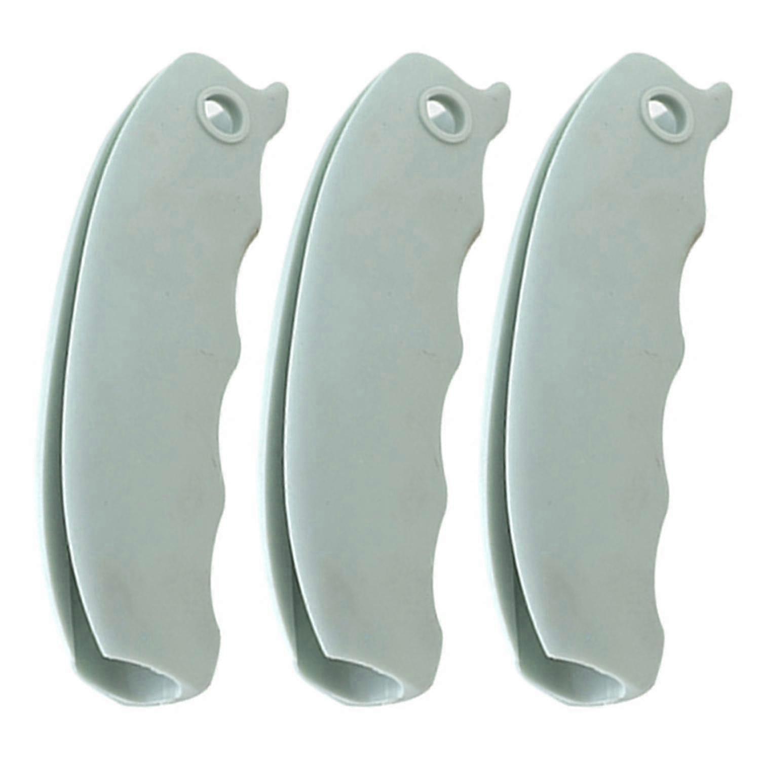 3 قطع مريح مقبض حقيبة حامل الناقل حماية جيدة سيليكون مريحة حقيبة البقالة قبضة للتسوق