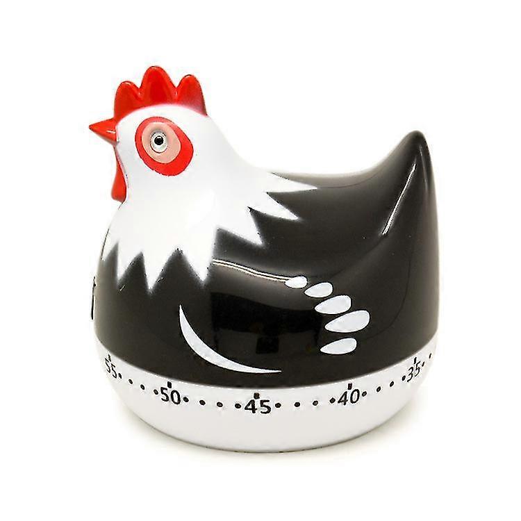Cute Hen Timer Kitchen Baking Reminder 1 Piece Black