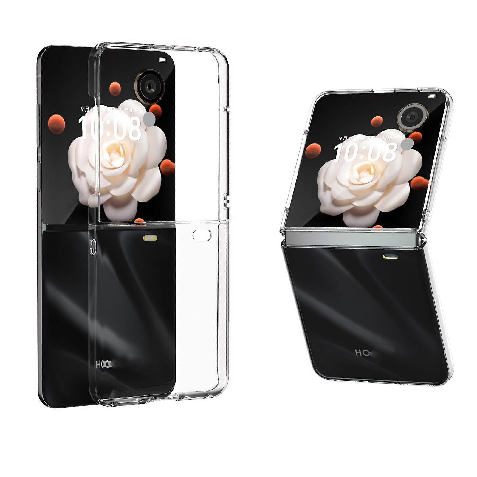 Transparent PC Phone Case For Honor Magic V Flip