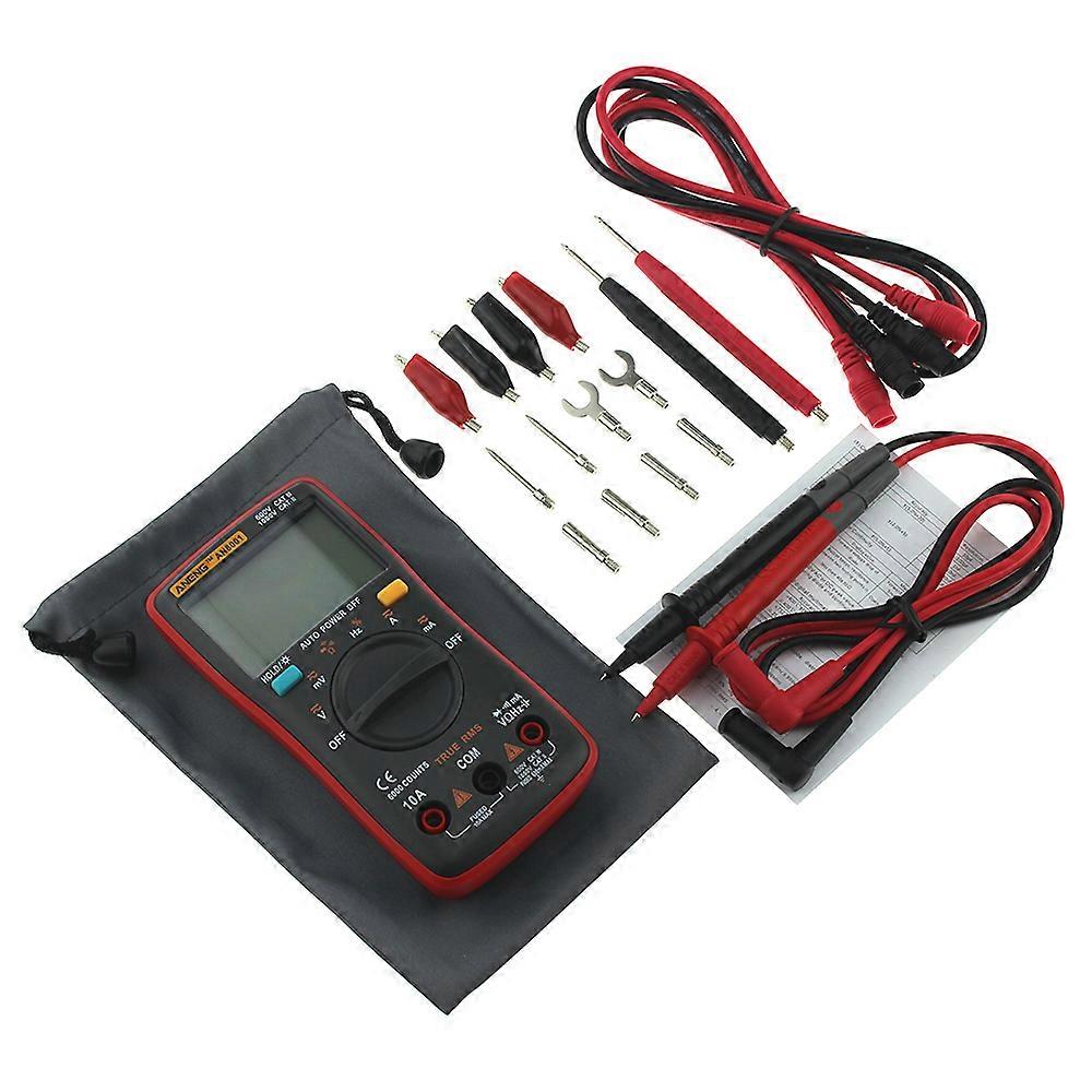 ANENG AN8001 Digital Multimeter Profesional 6000 Counts Capacitor tester EsrMeter Voltage Multitester Universal Meter Tester