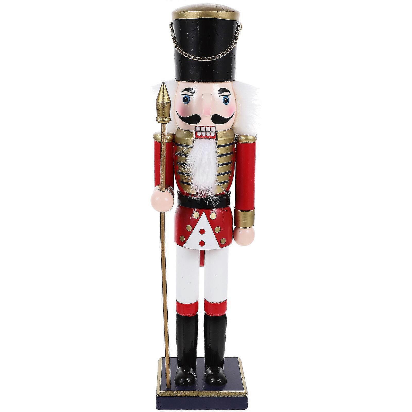 Christmas Nutcracker Figurine Nutcracker Wooden Nutcracker Soldier Figurines Christmas Nutcracker