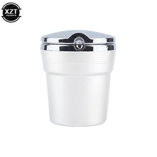 Ashtrays Car Ashtray Car Garbag Can With Led Light With Cover Creative Personality Covered Car Inside The Car multi-function Car Supplies