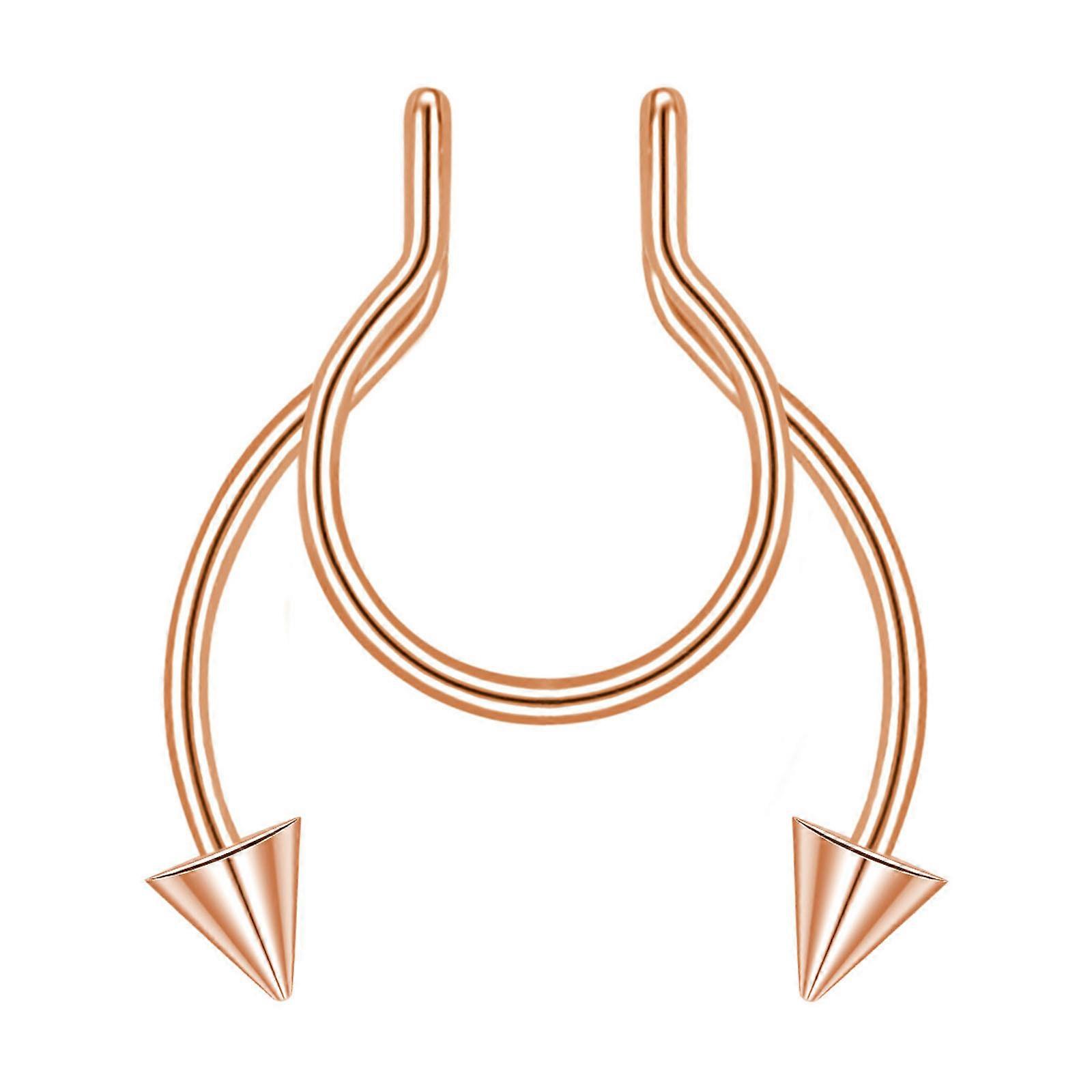 Søte falske neseringer Magnetiske falske falske piercing neseringer for kvinner menn