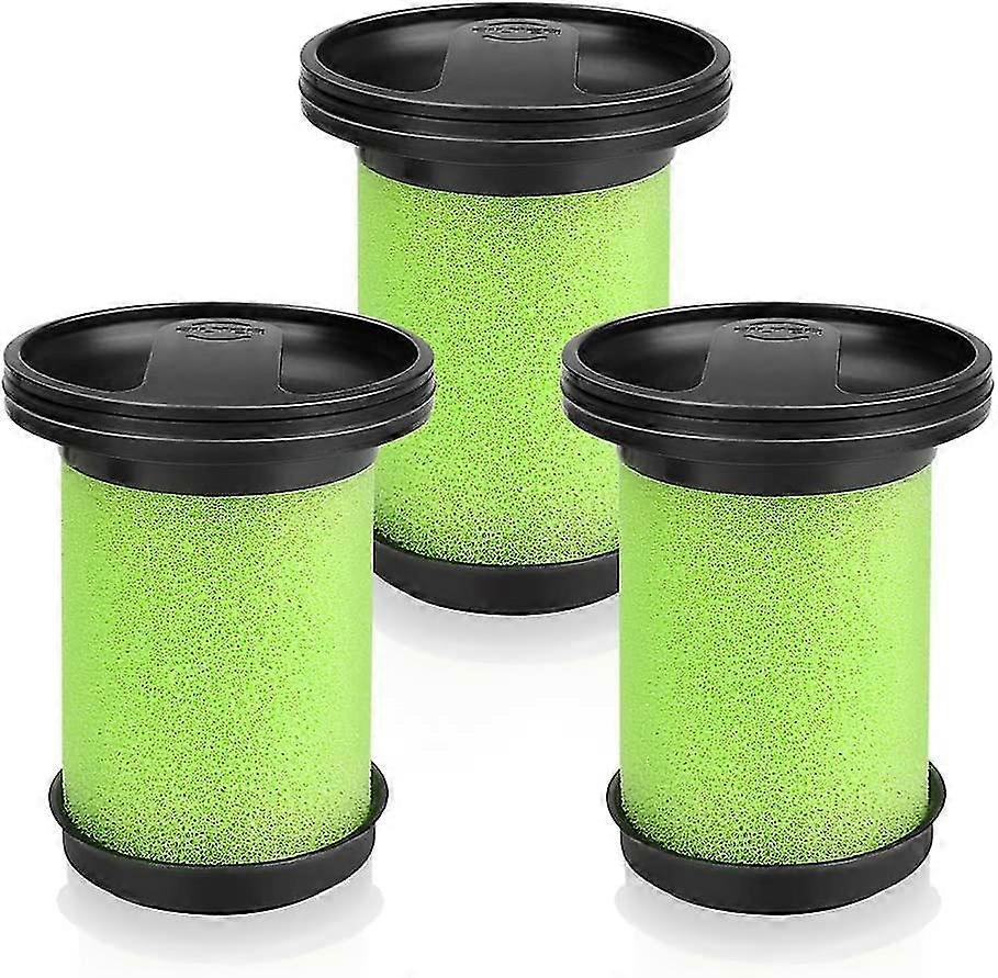 3 Pack Washable Foam Filters For Gtech Multi Mk2 K9, Gtech Multi Mk-2-atf006 Handheld Cordless Vacuum Cleaner, Washable And Reusable