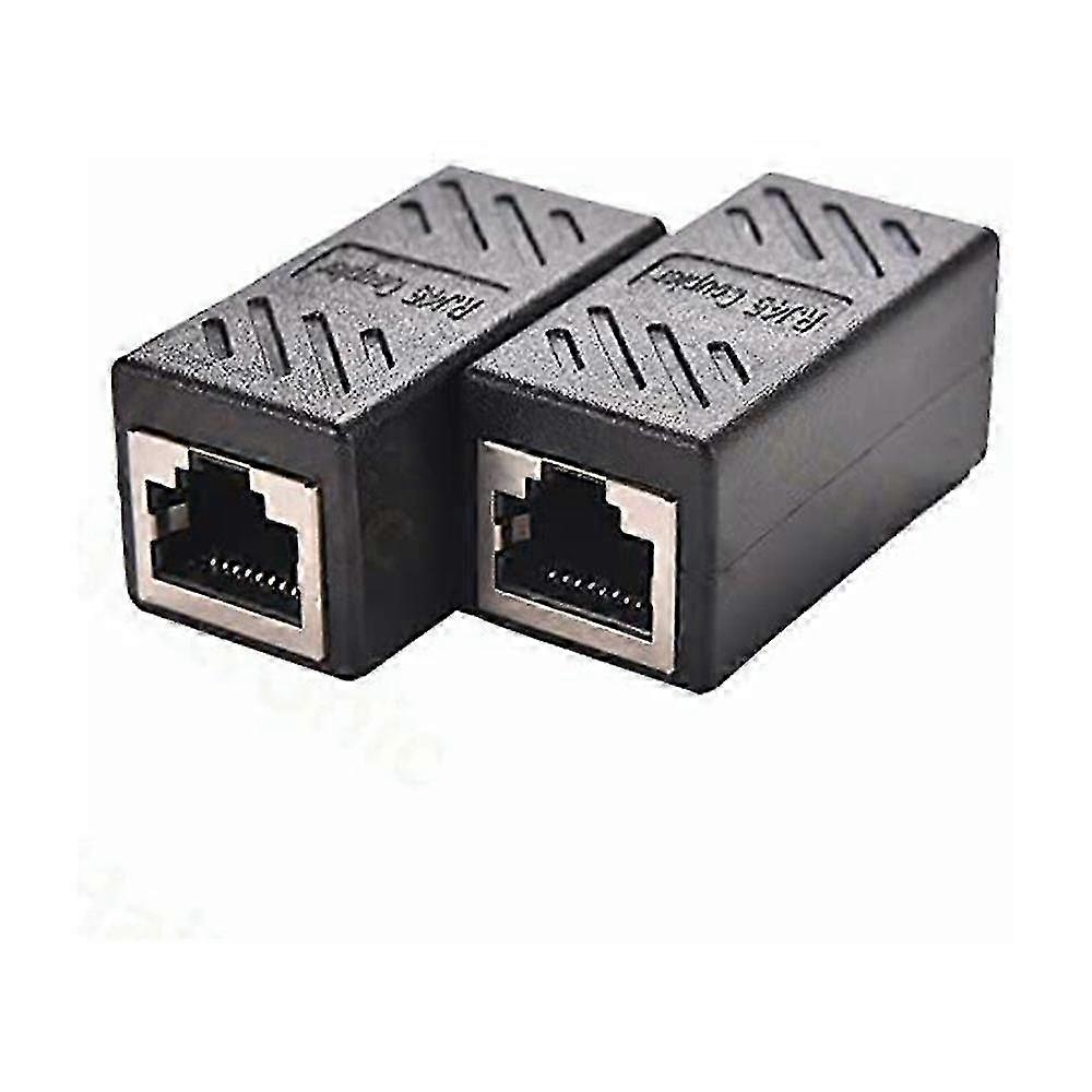 2 Pack Rj45 Coupler Ethernet Cable Coupler Lan Connector Inline Cat7/