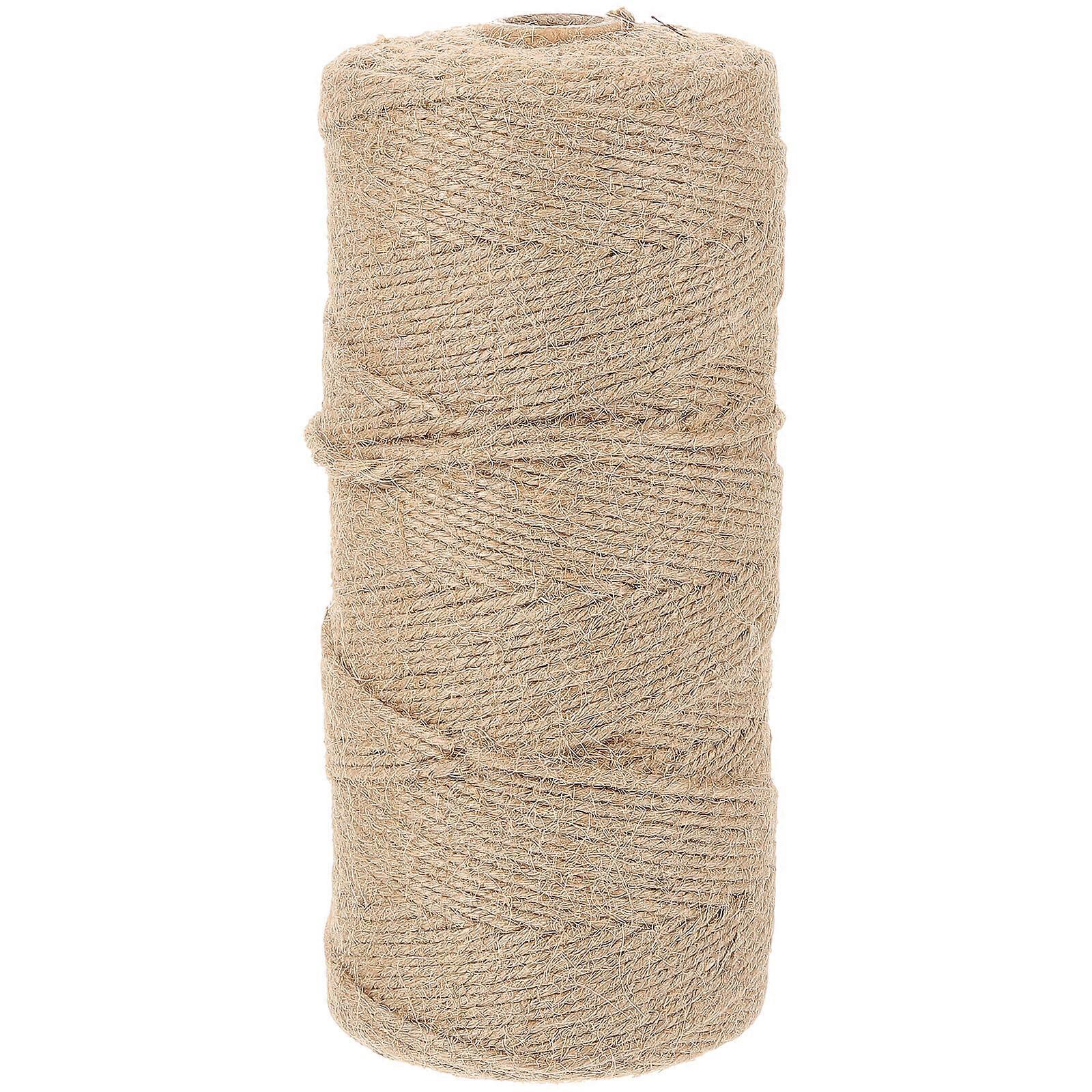 1 roll of Cat Tree Rope Wear-resistant Sisal Rope Cuttable Cat Scratching Post Rope