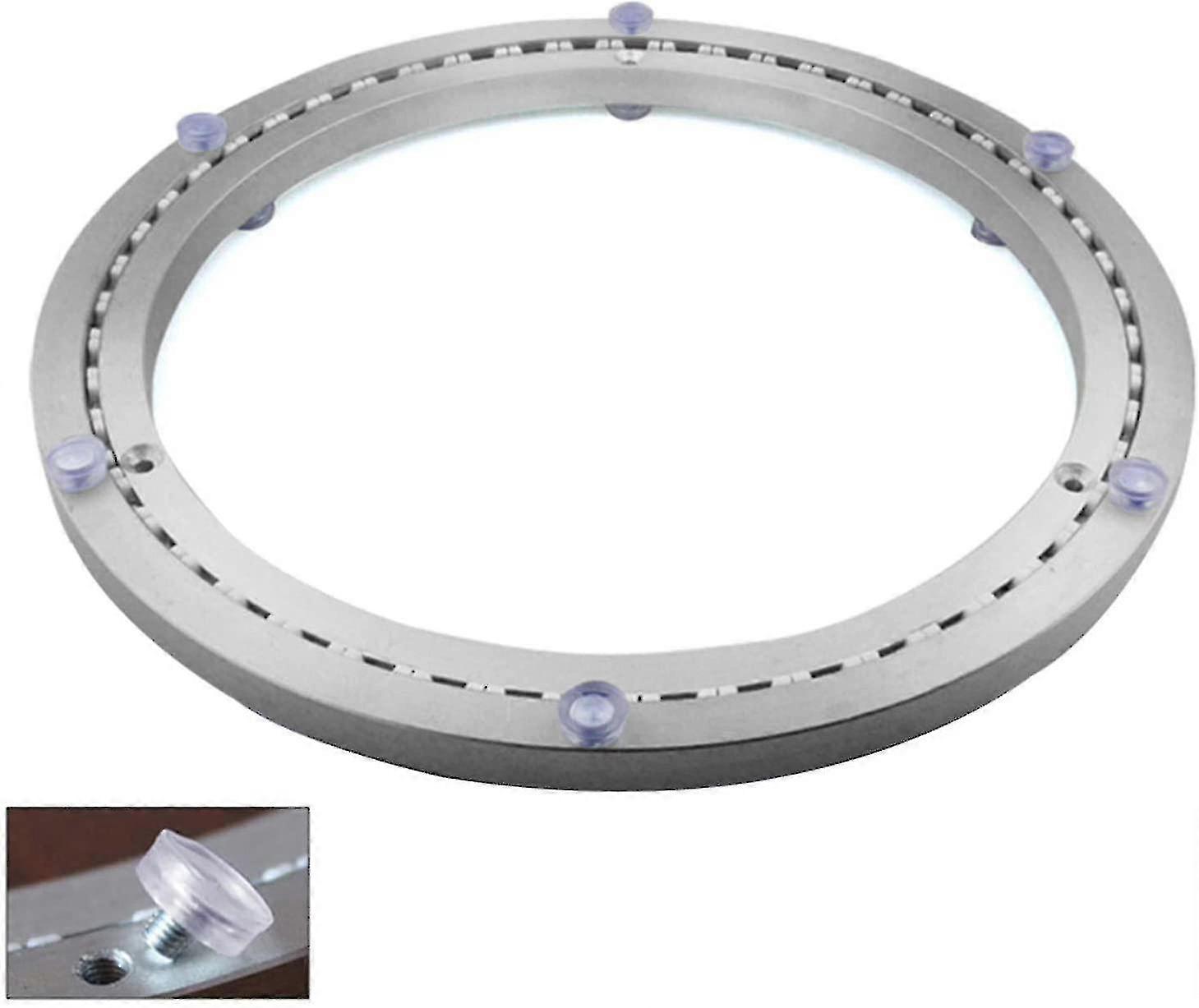 Roulement de platine en métal, base pivotante ronde, rotative à 360°, roulements à billes à une rangée, pour usage intensif, 45cm - MXBC