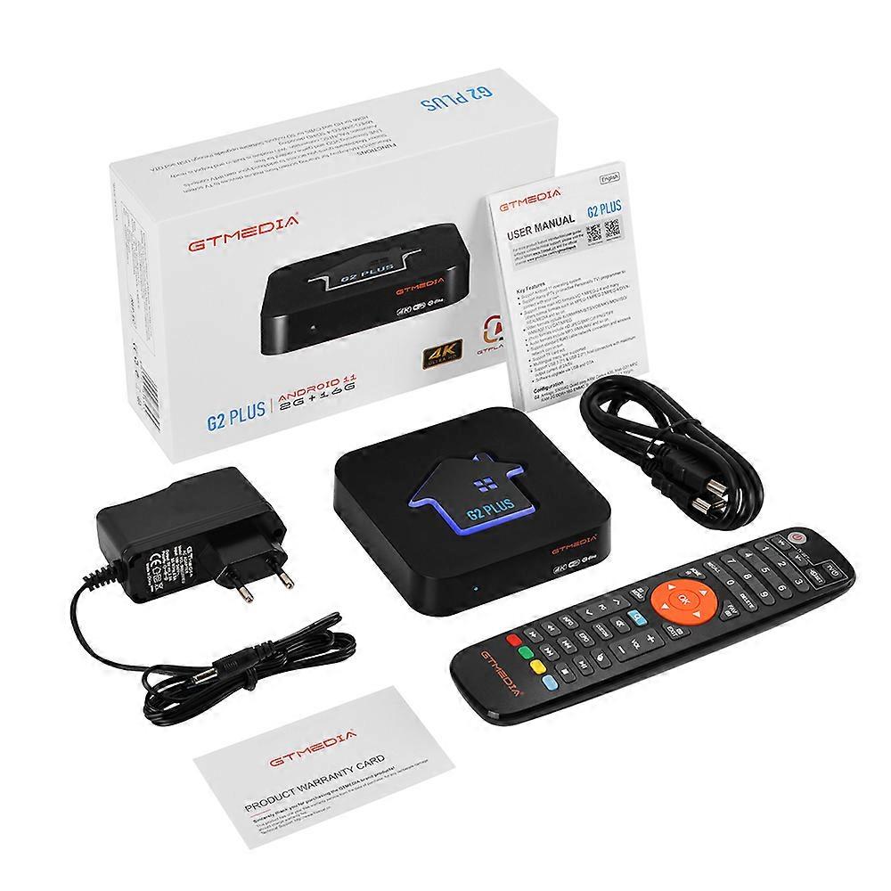 GTMEDIA G2 Plus Android 11 TV Box 4K HDCP1.4/2.2 2G 16G Built in 2.4G WiFi Amlogic S905W2 Brazil Media Player m3u TV Box