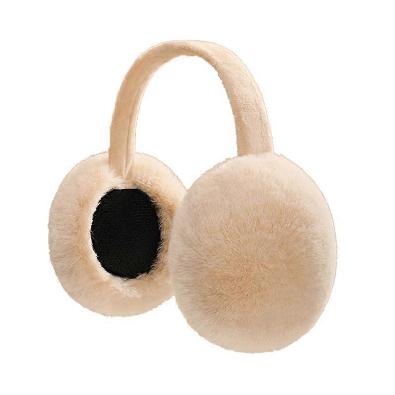 Folding Ear Muff Tykk Myk Termisk vaskbar Avtakbar Beskytt ører Plysj Anti-deformasjon Elastiske vinterørehetter for utendørs