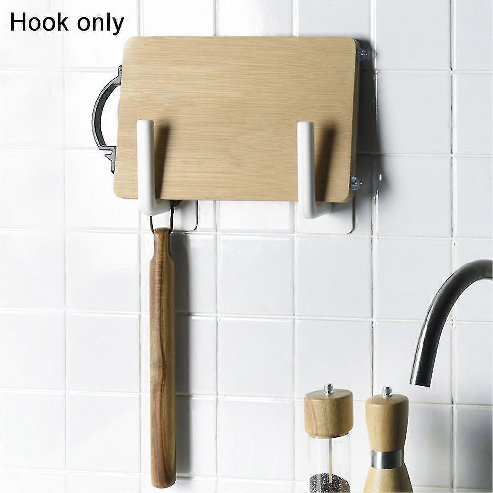2pcs No Drilling Wall Mount Paper Roll Holder Bathroom Kitchen Hanger