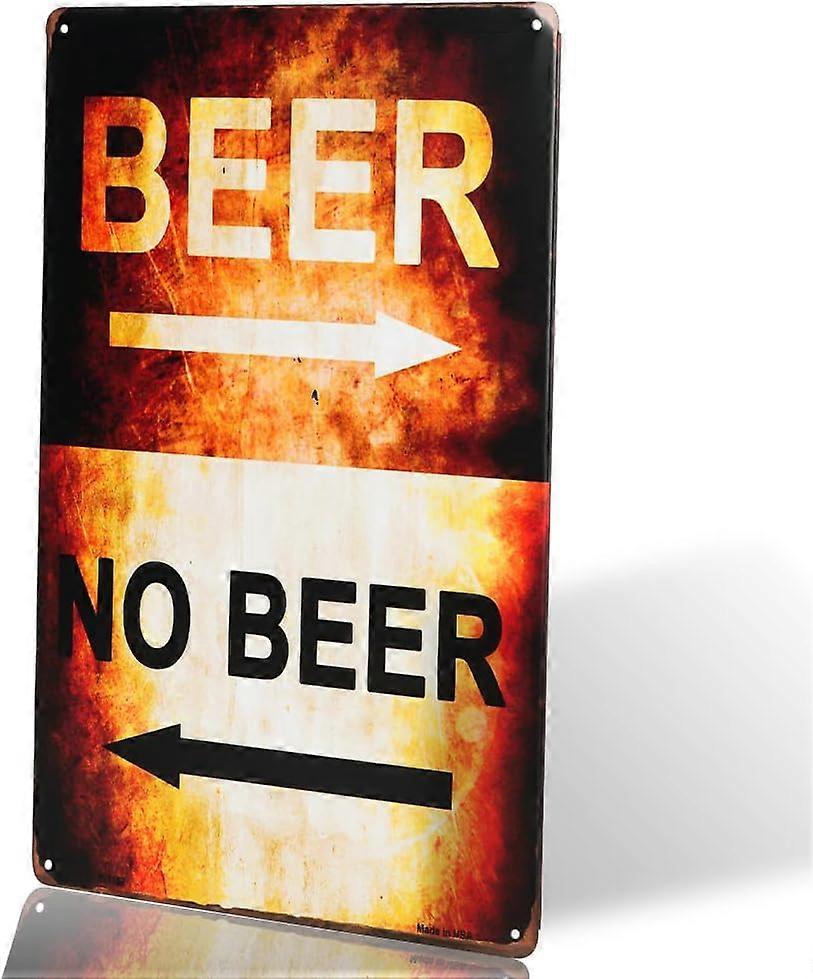 ビールまたはビールなしブリキサイン鉄絵画アートポスターガレージショップカフェバー家の壁の装飾