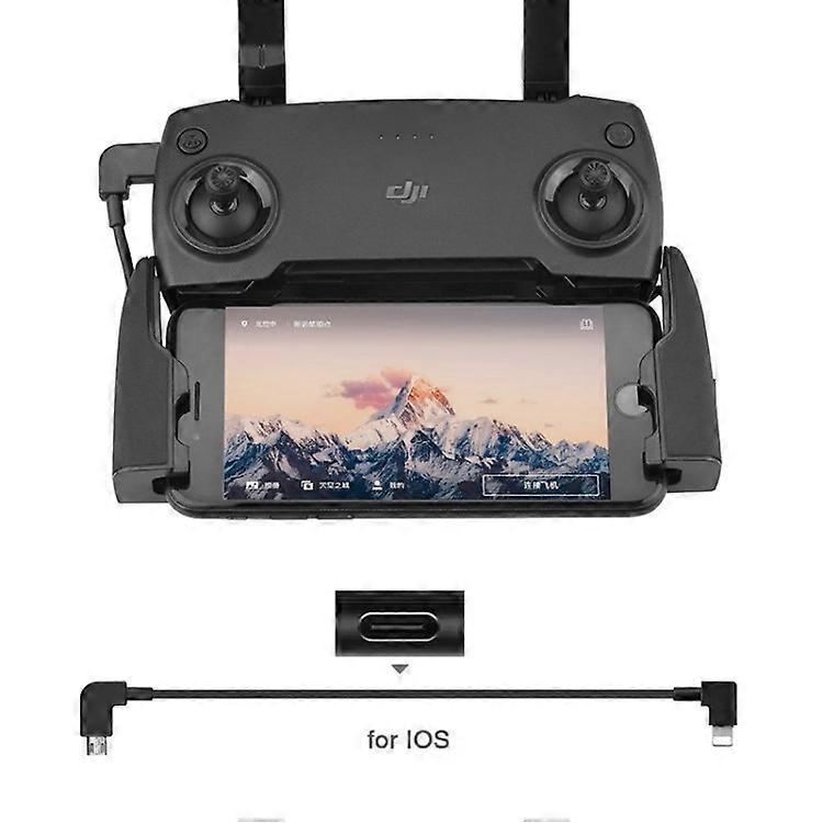 BRDRC Remote Controller Cable Phone Tablet Data Cord for DJI Spark/Mavic 2/Mini/SE/Pro/Air Hubsan