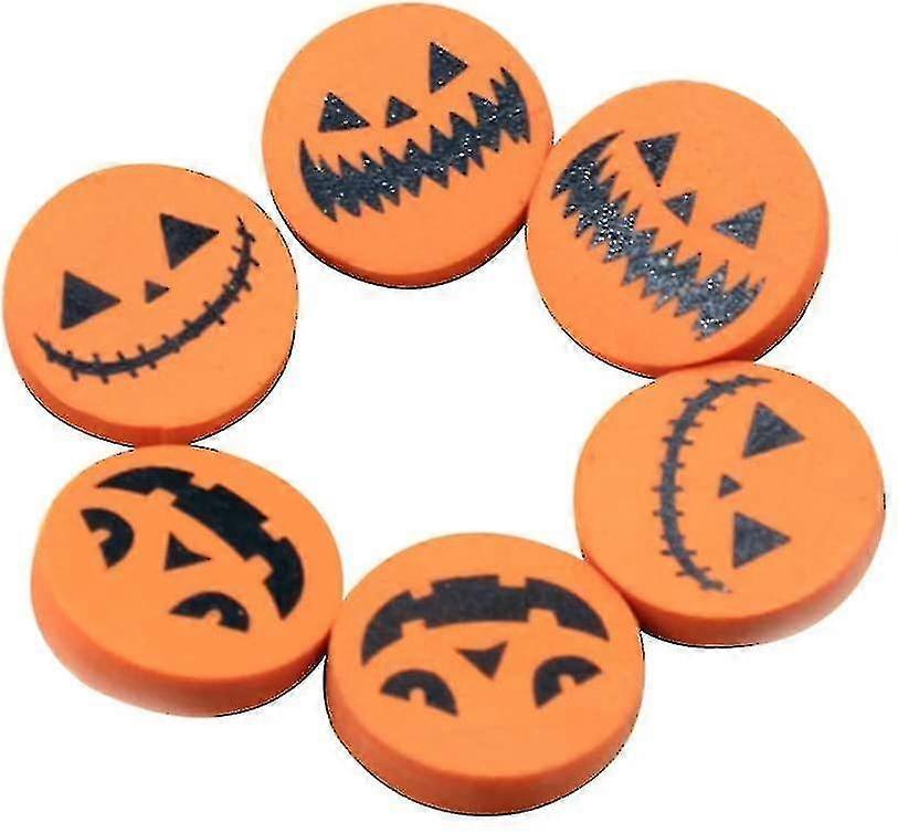 Halloween Pumpkin Eraser Mini Eraser Pumpkin Eraser (3 Pack)