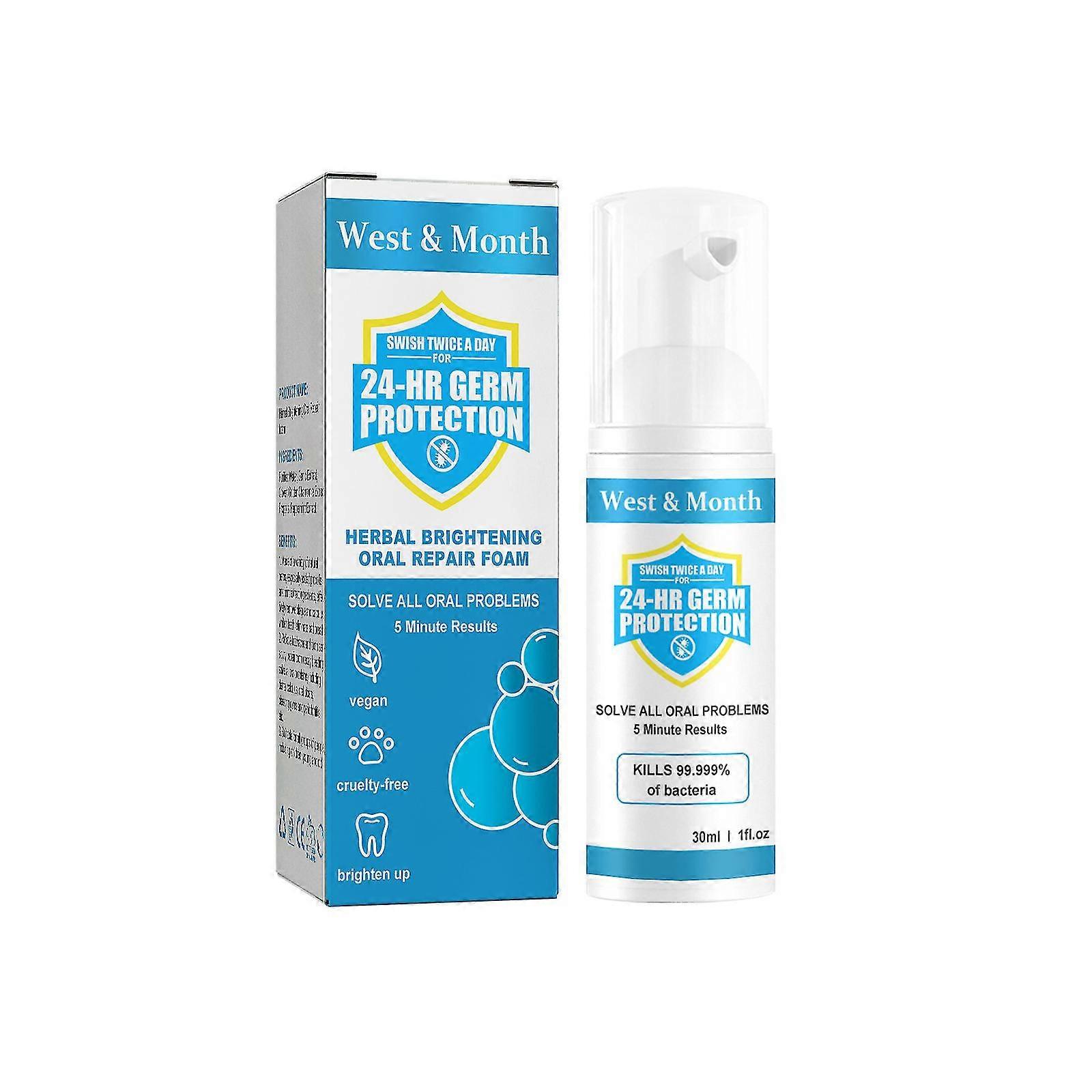 ハーブブライトニング歯ムース歯磨き粉きれいな口臭歯の汚れホワイトニング歯の泡