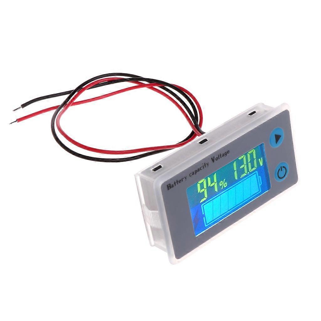 Durable 10-100V Battery Capacity Voltmeter Tester Car Lead-acid Indicator