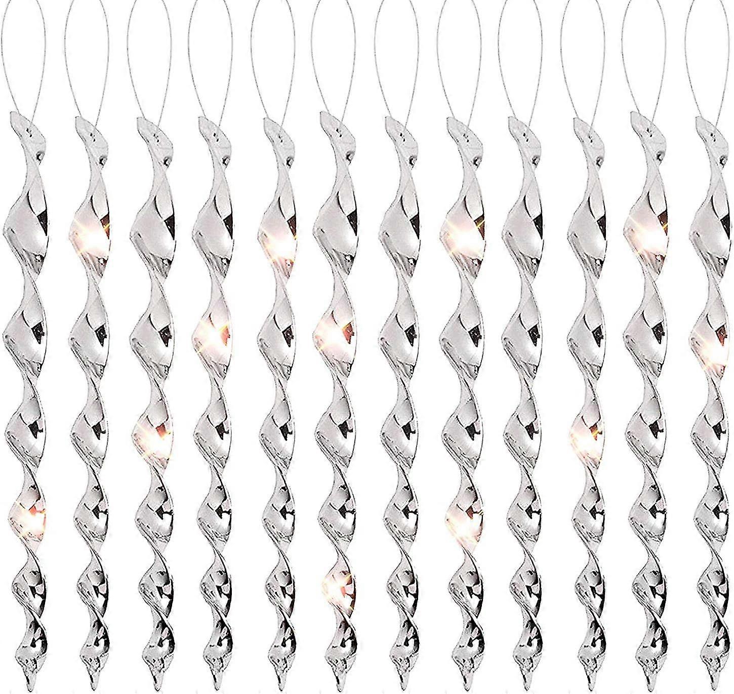 Reflective Bird Repellents - Set of 12 Twist Scare Reflective Rods for Bird Control