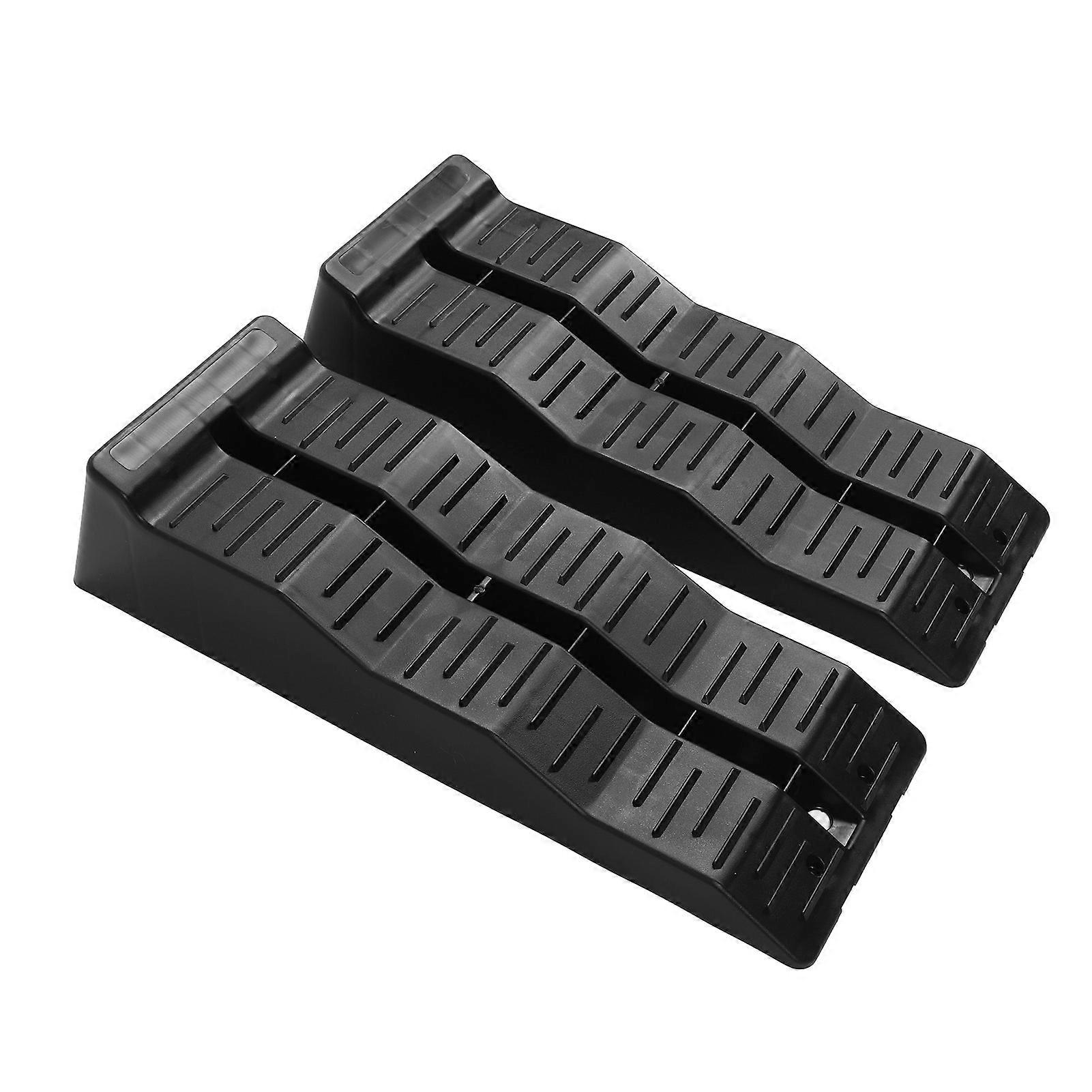 Matkailuauton tasoitusrampit 11000LBS Kantavuus RV Leveler Wheel Chock matkaperävaunun matkailuautoille 