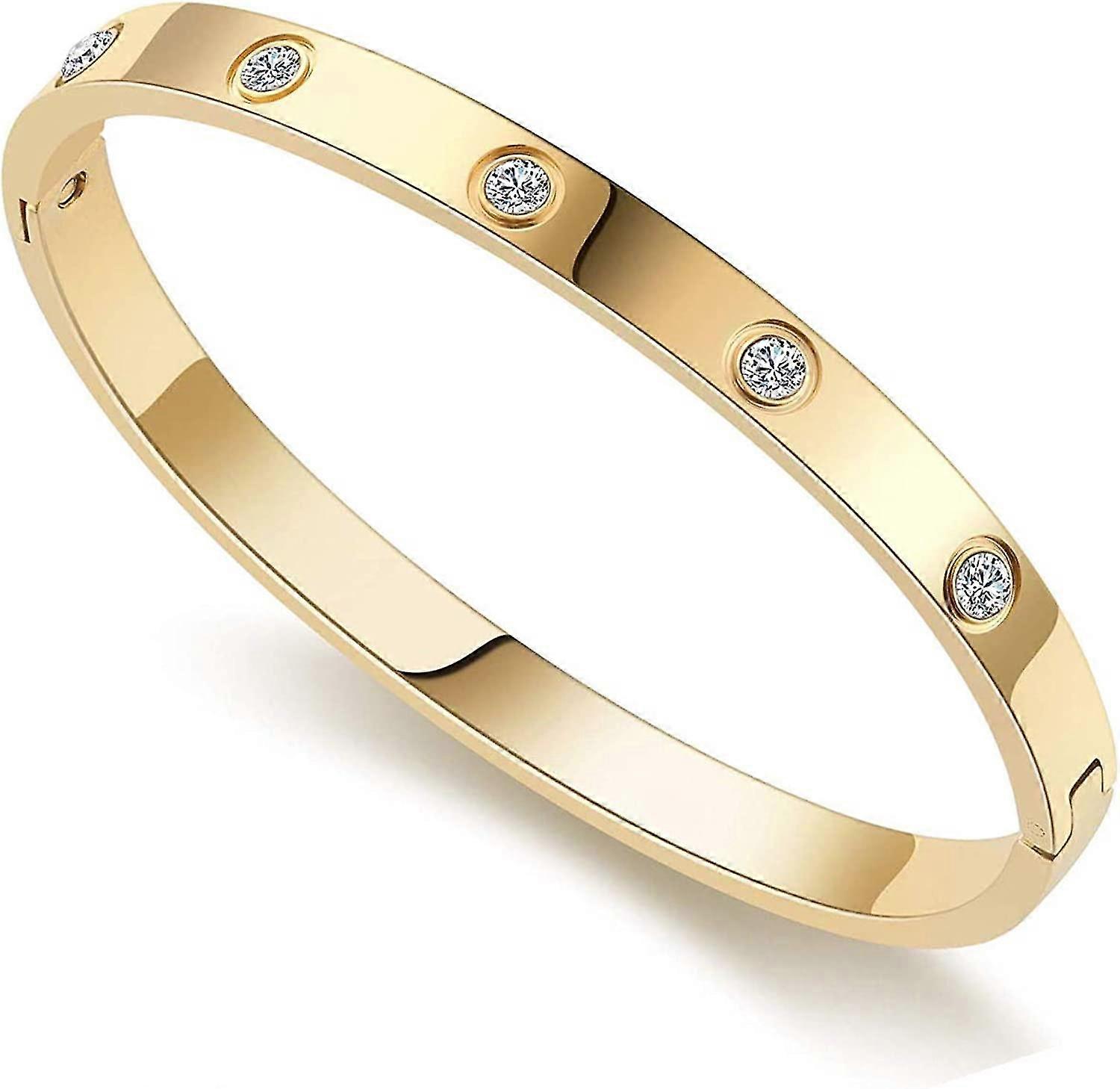 Titanium Crystal Bracelet