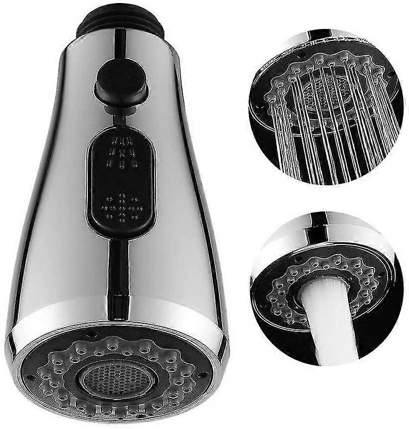 2 Modes Pull Out Faucet Spray Head Multi Function, Replacement Spray Nozzle Head