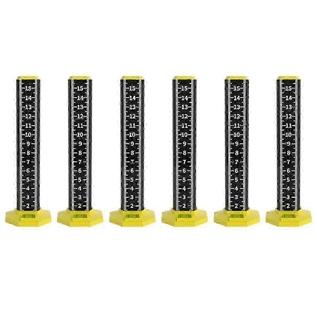 6pcs Ceiling and Floor Tile Height Ruler, Drop Ceiling Installation Tools, Magnetic Base Laser Targ