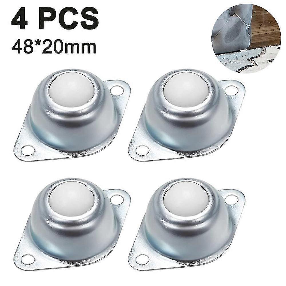 Small Ball Casters Heavy Duty Conveyor Roller 4pcs Ball Casters