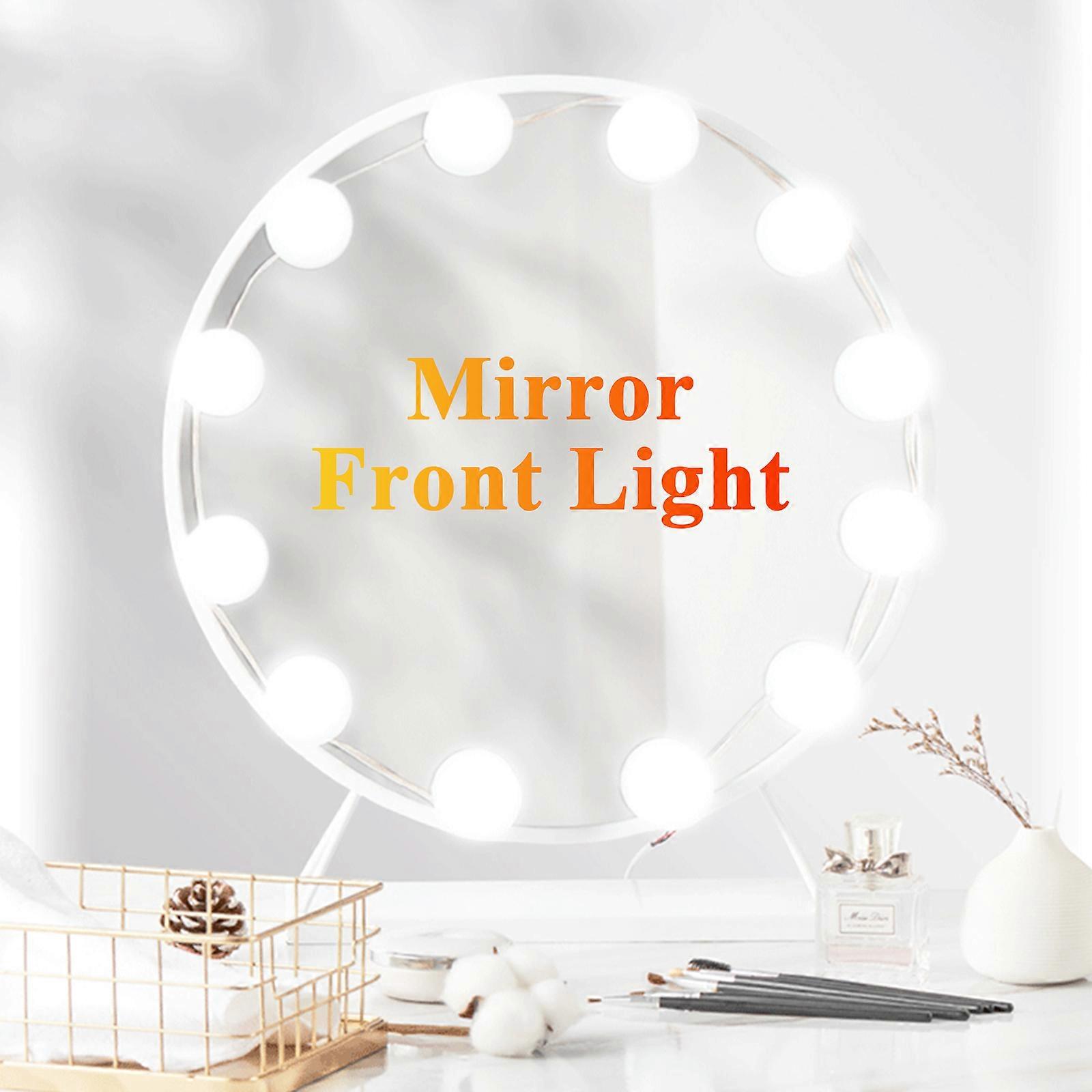 Mirror Front Light USB Makeup Light Tri-color Dimming Mirror Light Refill Lights