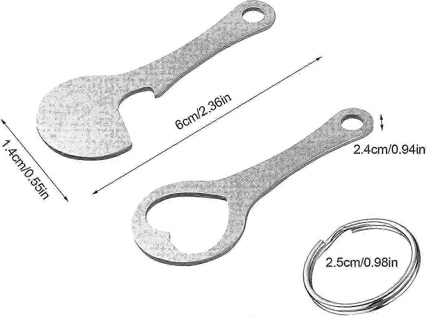 Handlevogn token, nøkkelring, rustfritt stål handlevognfjerner, avtakbar handlevogn chip, metall handlevogn praktisk og enkel