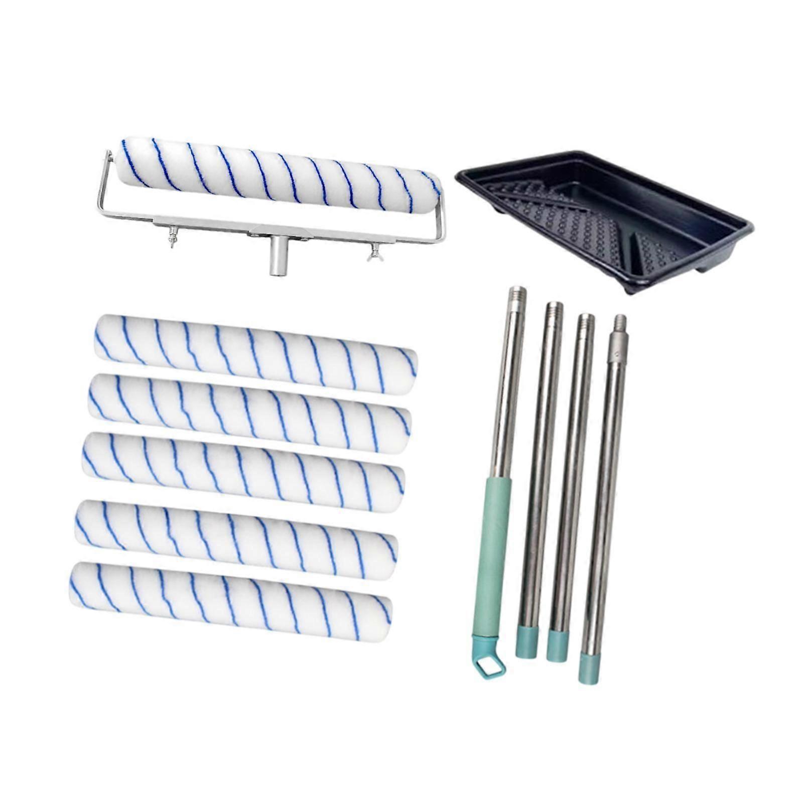 Painting Roller Kit Complete Painting Tool Set Rollers and Frame Paint Brush