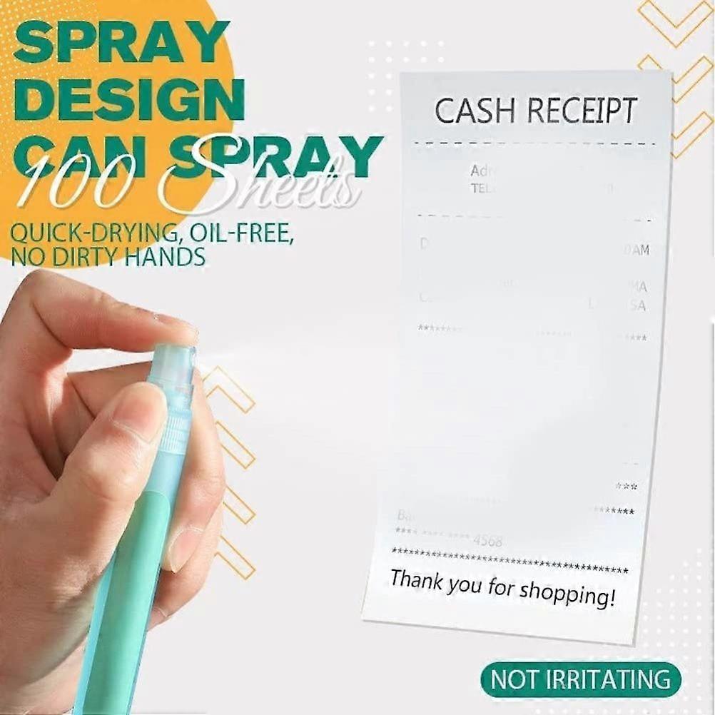 Thermal Sensitive Paper Correction Spray Portable  Information Coverage Fluid  Express Parcel Smear Coverer