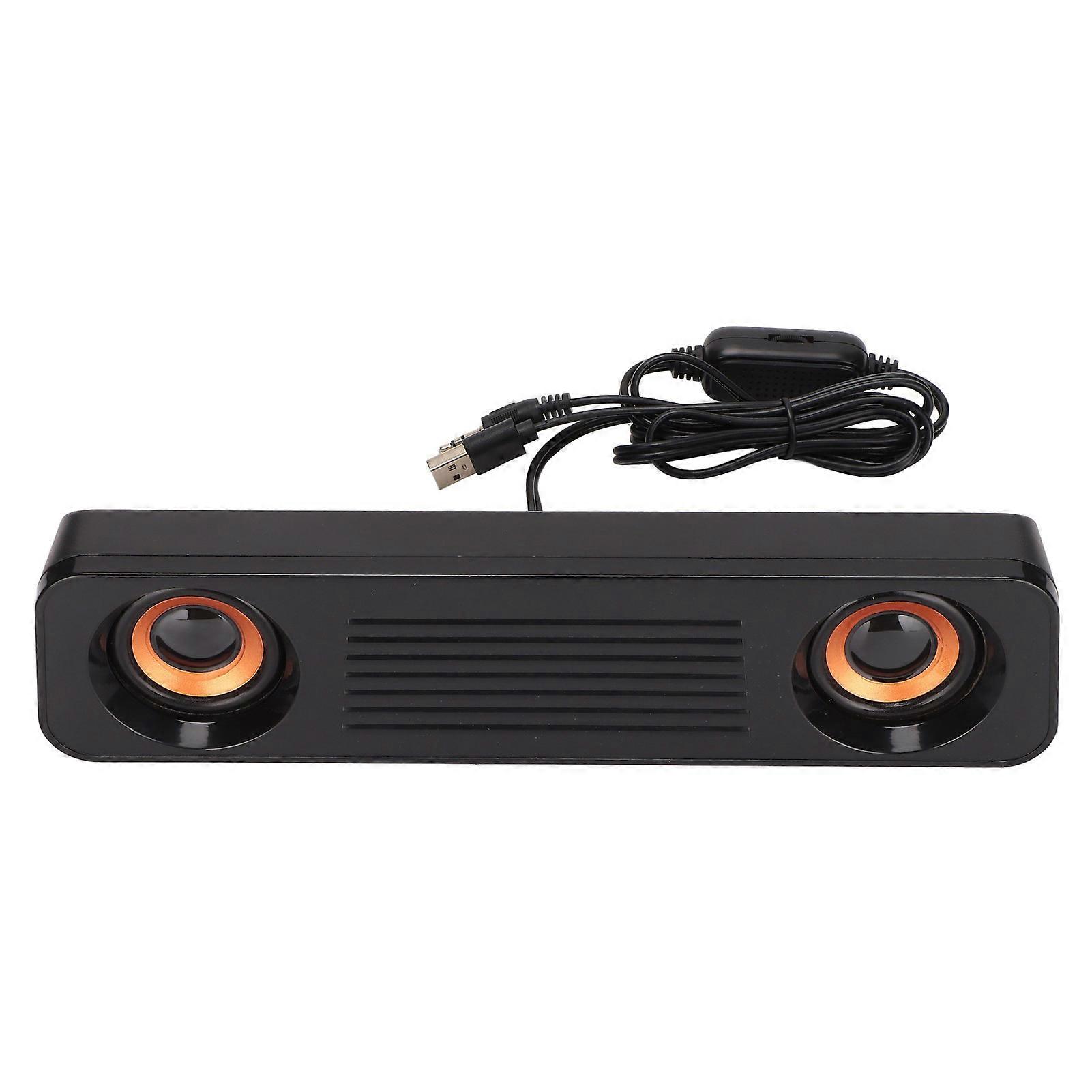 Wired HiFi Stereo Subwoofer Speaker for TV/Computer