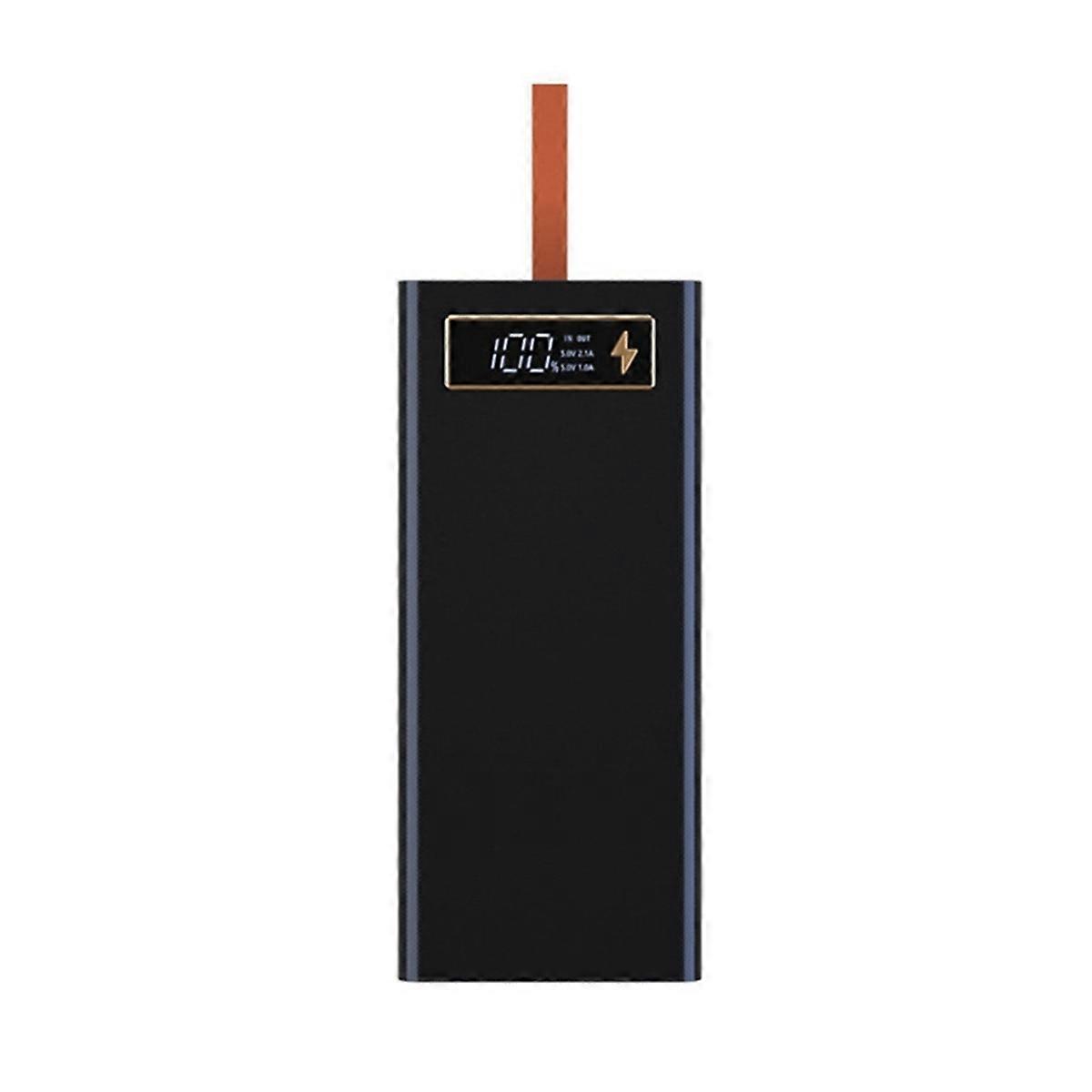 DIY Power Case Box 40x18650 Battery Pack with LED Lighting and Advanced Charging Protocols Detachable Battery Case A