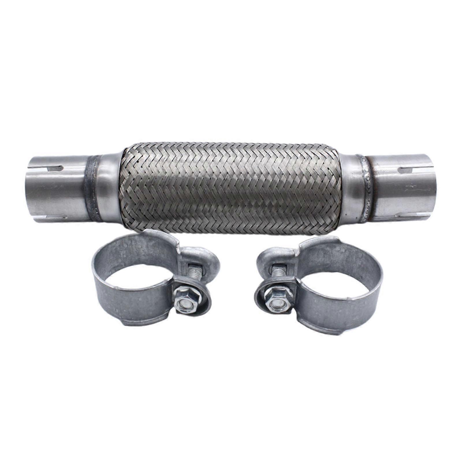 Generic Flexible Exhaust Tube Easy to Install Replaces Braid Exhaust Pipe