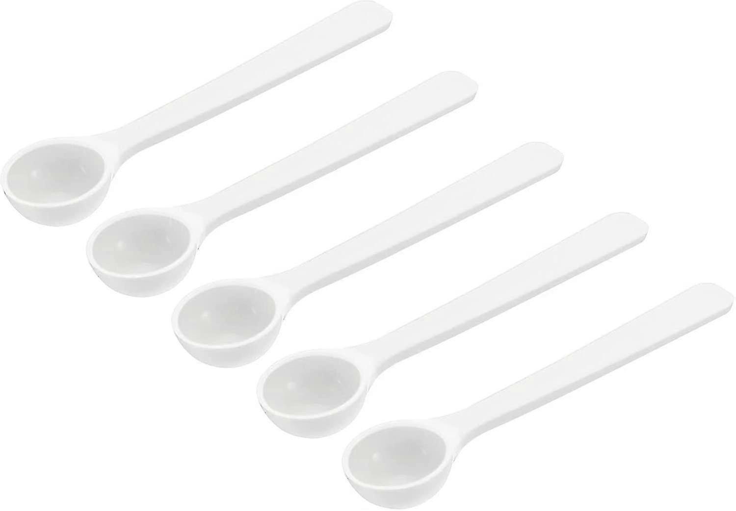 Micro Spoons 1 Gram Measuring Scoop Plastic Round Bottom Mini Spoon 50Pcs f54