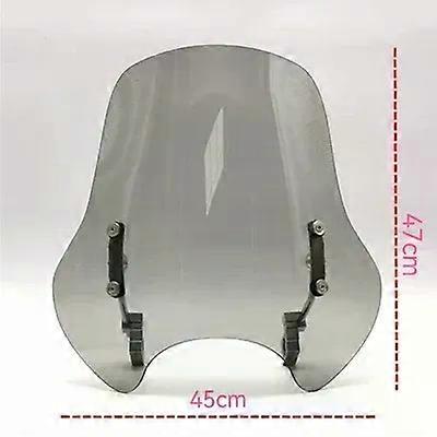 ユニバーサルウインドシールドウインドスクリーンCB1300 XJR1200 YBR250 CB400 GN250オートバイウインドシールド修正ウインドシールドMAXP