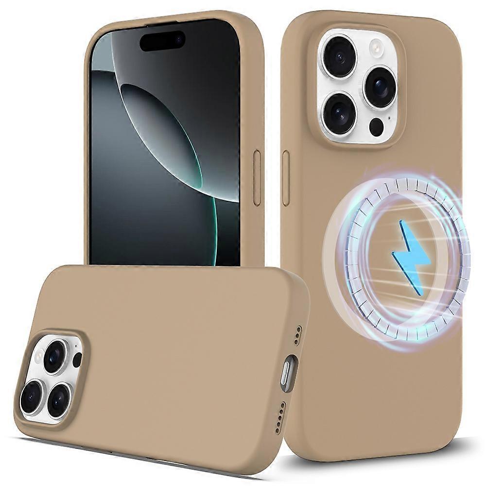For iPhone 16 Pro Max Case Compatible Liquid Phone Cover with Camera Touch Control Button