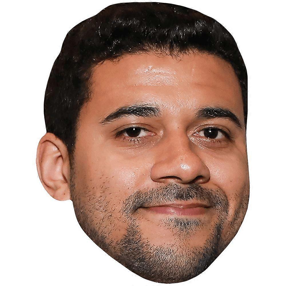 Robert Gilbert (glimlach) Groot hoofd. Groter dan levensgroot masker.