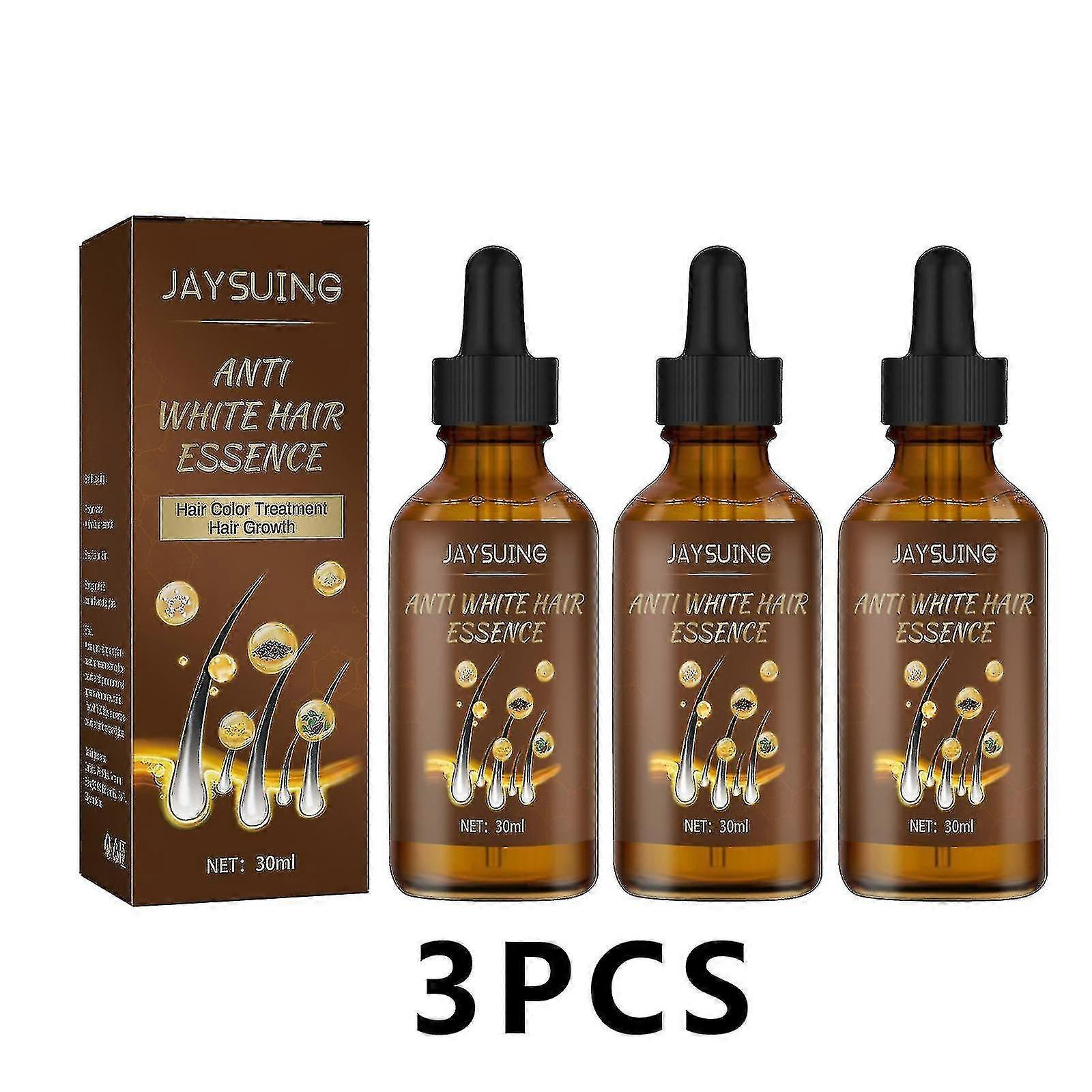 3stk Anti-grå hårserum 30ml