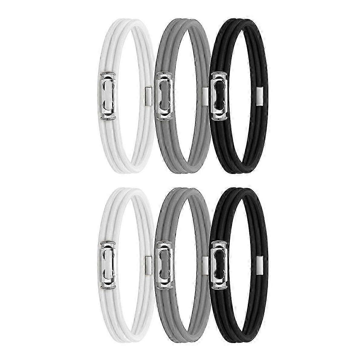 6Pc Garbage Can Bands Cord Lord Adjustable Large Trash Can Rubber Bands Fits 8-33 Gallon Trash Cans Multifunction Band B