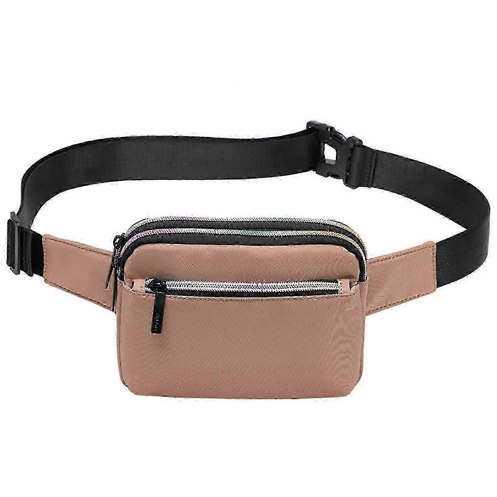 Dammode Fany Pack Lätt bärbar bröstväska med justerbar rem för utomhussporter